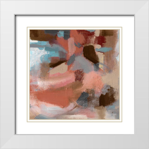 Terra Nova White Modern Wood Framed Art Print with Double Matting by Robinson, Carol