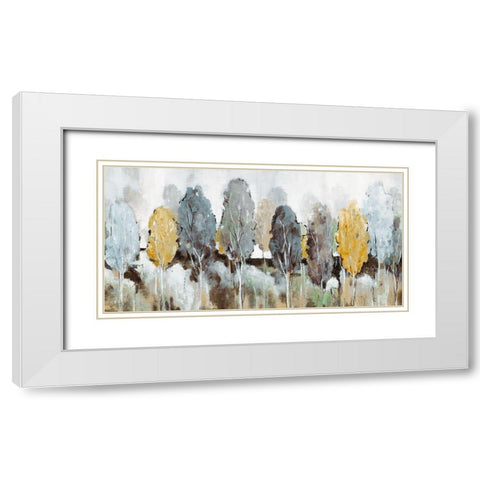 Golden Hour White Modern Wood Framed Art Print with Double Matting by Robinson, Carol