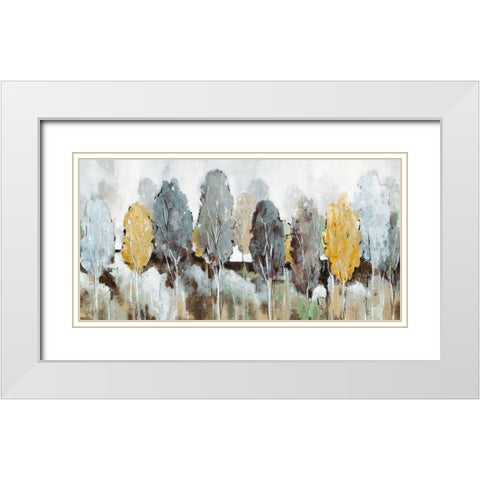 Golden Hour White Modern Wood Framed Art Print with Double Matting by Robinson, Carol