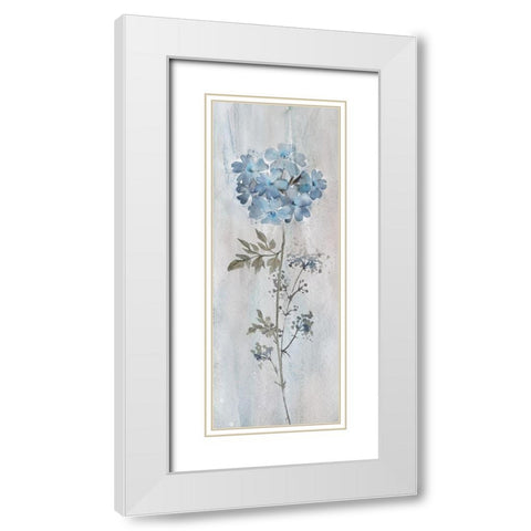 Blue Meadow Dreamin I White Modern Wood Framed Art Print with Double Matting by Knutsen, Conrad