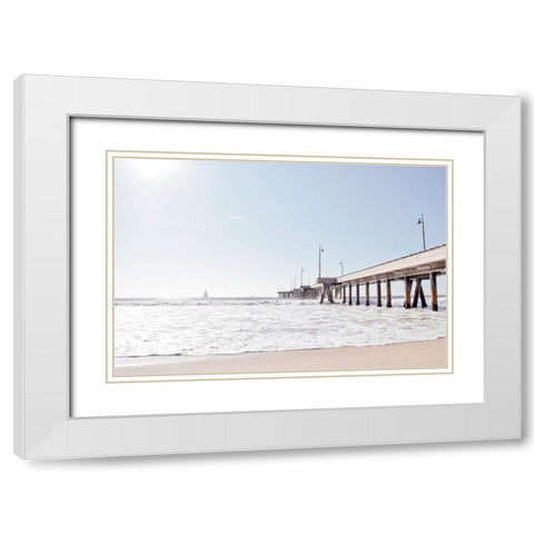In the Sun White Modern Wood Framed Art Print with Double Matting by Carpentieri, Natalie