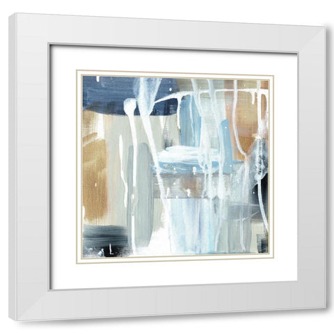 Weather II White Modern Wood Framed Art Print with Double Matting by Jill, Susan