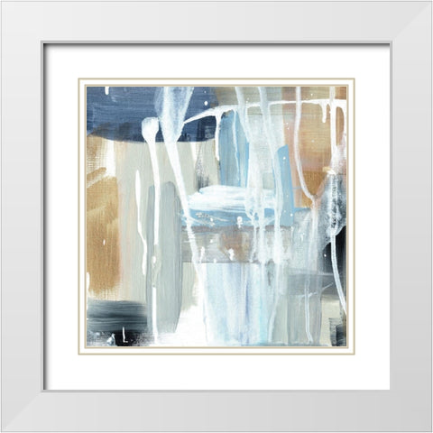 Weather II White Modern Wood Framed Art Print with Double Matting by Jill, Susan