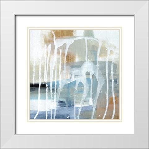 Weather III White Modern Wood Framed Art Print with Double Matting by Jill, Susan