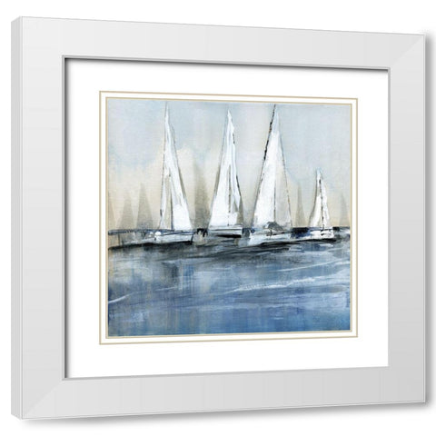 Waiting for the Sun - Detail I White Modern Wood Framed Art Print with Double Matting by Jill, Susan