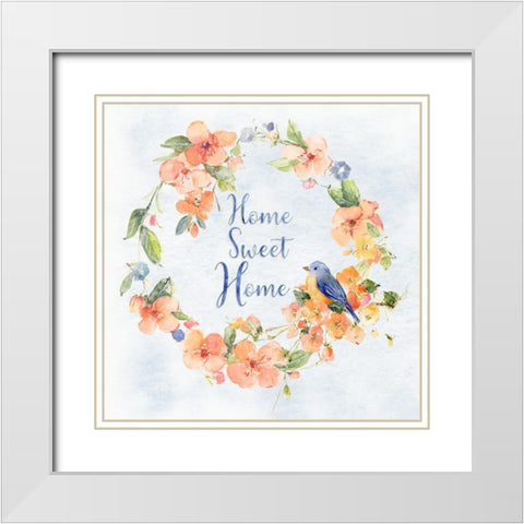 Sweet Song II White Modern Wood Framed Art Print with Double Matting by Swatland, Sally
