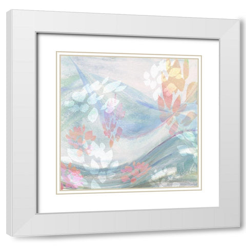 Spring Is In The Air I White Modern Wood Framed Art Print with Double Matting by Jill, Susan