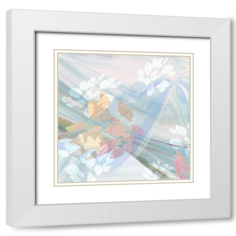 Spring Is In The Air II White Modern Wood Framed Art Print with Double Matting by Jill, Susan