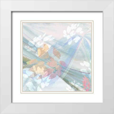 Spring Is In The Air II White Modern Wood Framed Art Print with Double Matting by Jill, Susan
