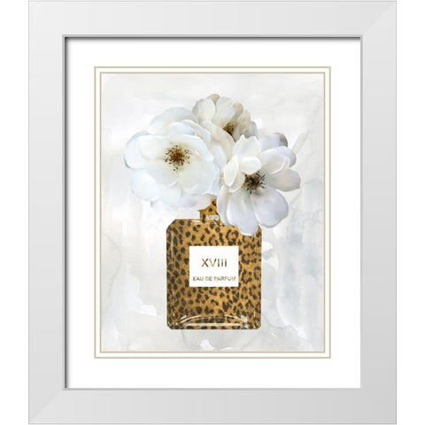 Wildly Feminine I White Modern Wood Framed Art Print with Double Matting by Robinson, Carol