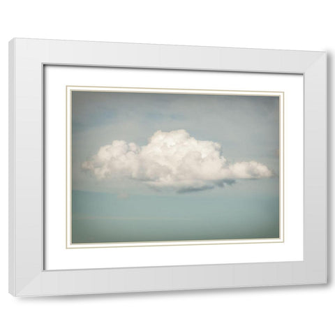 Its a Cloud White Modern Wood Framed Art Print with Double Matting by Van de Goor, Lars