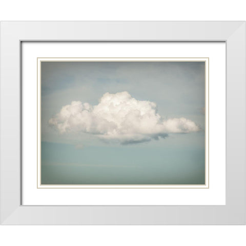 Its a Cloud White Modern Wood Framed Art Print with Double Matting by Van de Goor, Lars