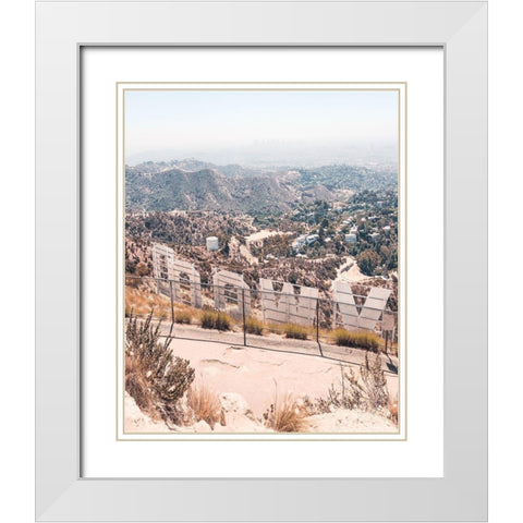 Hollywood I White Modern Wood Framed Art Print with Double Matting by Carpentieri, Natalie