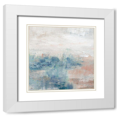 Cottage Grove I White Modern Wood Framed Art Print with Double Matting by Nan