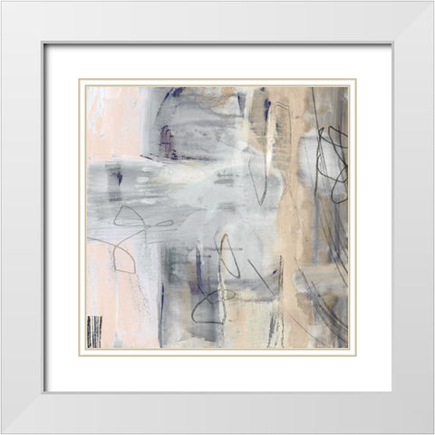 Southeast II White Modern Wood Framed Art Print with Double Matting by Jill, Susan