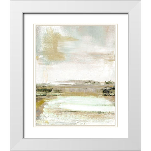 Summer Haze I White Modern Wood Framed Art Print with Double Matting by Shapiro, Judith