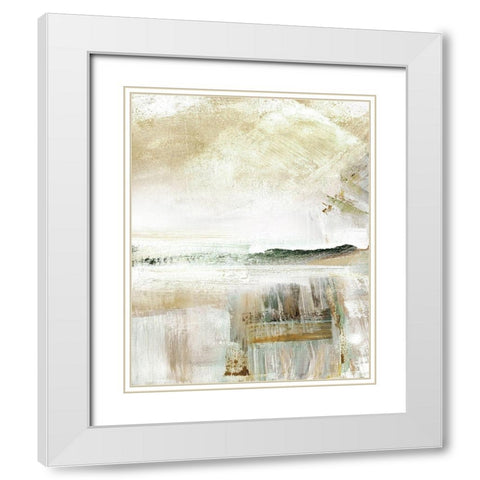 Summer Haze II White Modern Wood Framed Art Print with Double Matting by Shapiro, Judith