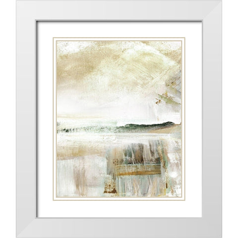 Summer Haze II White Modern Wood Framed Art Print with Double Matting by Shapiro, Judith