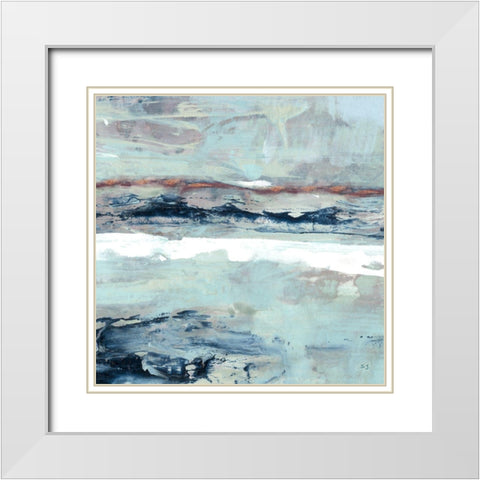 North of Tully I White Modern Wood Framed Art Print with Double Matting by Jill, Susan