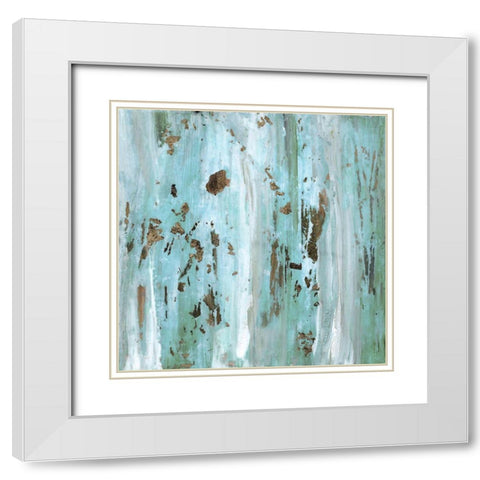 What Remains White Modern Wood Framed Art Print with Double Matting by Jill, Susan