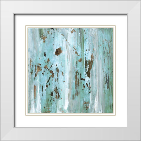 What Remains White Modern Wood Framed Art Print with Double Matting by Jill, Susan