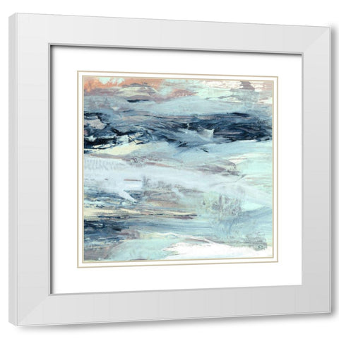 North of Tully III White Modern Wood Framed Art Print with Double Matting by Jill, Susan