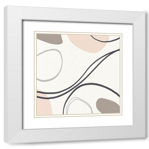 NF I White Modern Wood Framed Art Print with Double Matting by Jill, Susan