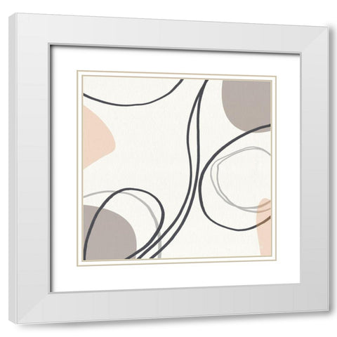 NF II White Modern Wood Framed Art Print with Double Matting by Jill, Susan