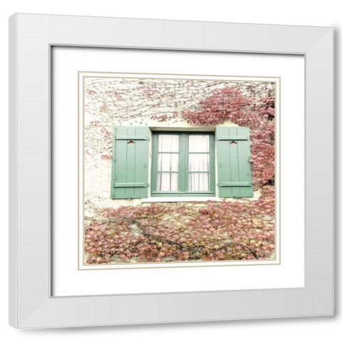 Giverny White Modern Wood Framed Art Print with Double Matting by Jill, Susan