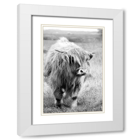 Gretna Green White Modern Wood Framed Art Print with Double Matting by Hopkins, Cindy Miller