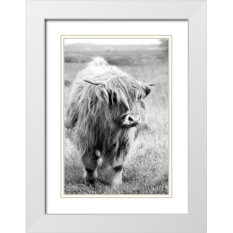 Gretna Green White Modern Wood Framed Art Print with Double Matting by Hopkins, Cindy Miller