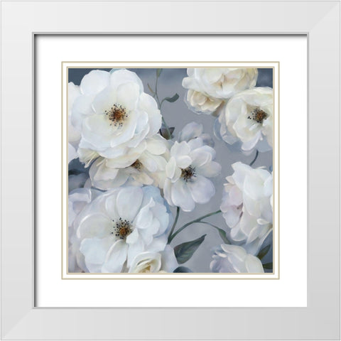 Timeless Climbing White Modern Wood Framed Art Print with Double Matting by Robinson, Carol