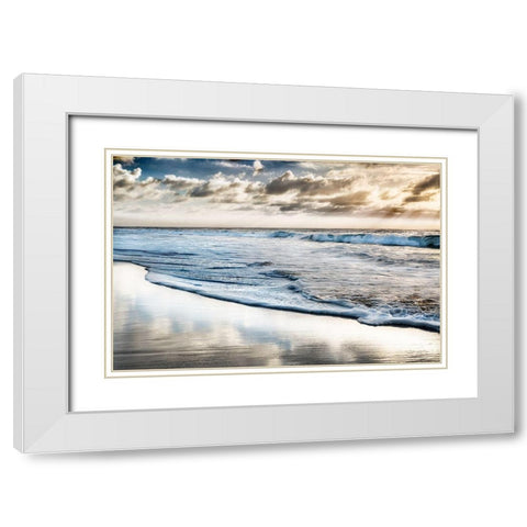 Endless Horizon White Modern Wood Framed Art Print with Double Matting by Delimont, Danita