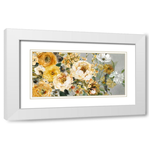 Morning Radiance White Modern Wood Framed Art Print with Double Matting by Robinson, Carol