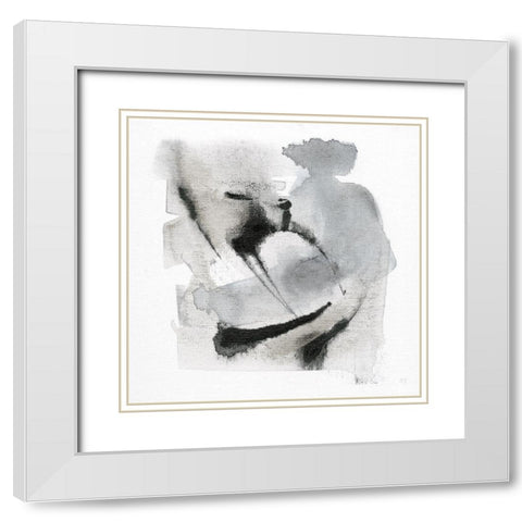 Artesian Spring I White Modern Wood Framed Art Print with Double Matting by Jill, Susan