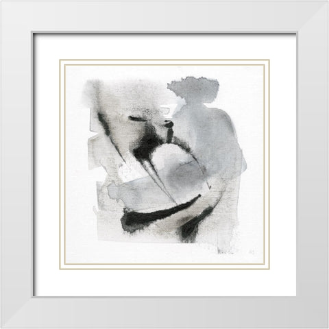 Artesian Spring I White Modern Wood Framed Art Print with Double Matting by Jill, Susan