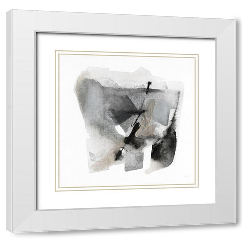 Artesian Spring II White Modern Wood Framed Art Print with Double Matting by Jill, Susan
