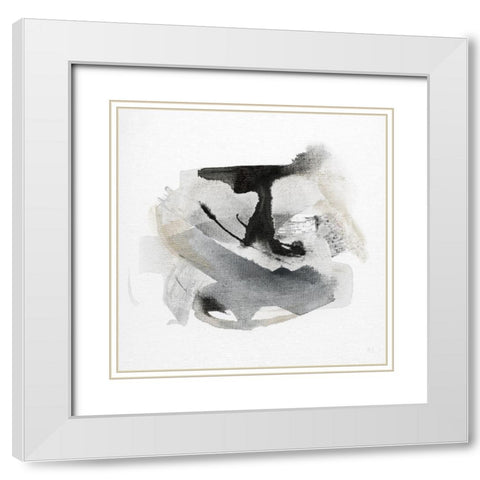 Artesian Spring III White Modern Wood Framed Art Print with Double Matting by Jill, Susan