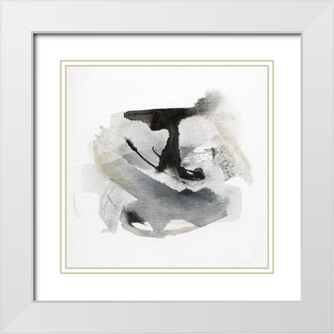 Artesian Spring III White Modern Wood Framed Art Print with Double Matting by Jill, Susan