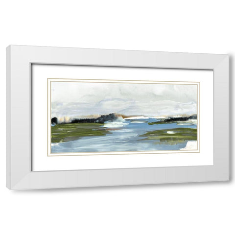 Kattskill Bay White Modern Wood Framed Art Print with Double Matting by Jill, Susan