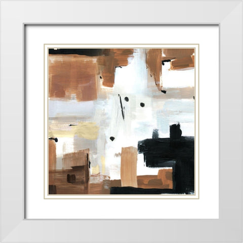 Winding Trail White Modern Wood Framed Art Print with Double Matting by Jill, Susan