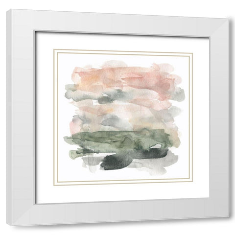 Sunrise Sanctuary White Modern Wood Framed Art Print with Double Matting by Robinson, Carol