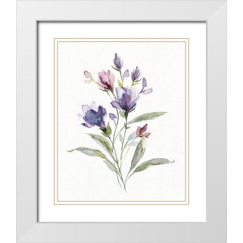 Color Variety IV White Modern Wood Framed Art Print with Double Matting by Robinson, Carol