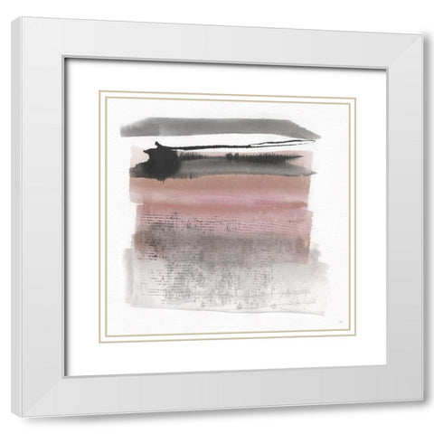 Sundown Turnwood II White Modern Wood Framed Art Print with Double Matting by Jill, Susan