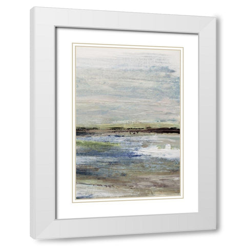 Wetlands II White Modern Wood Framed Art Print with Double Matting by Jill, Susan