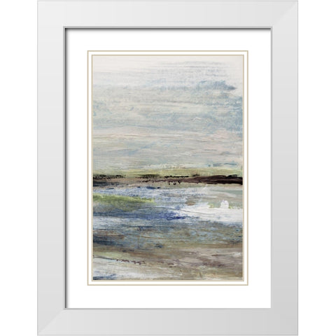 Wetlands II White Modern Wood Framed Art Print with Double Matting by Jill, Susan
