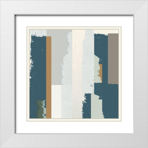 Close to the Edge I White Modern Wood Framed Art Print with Double Matting by Jill, Susan