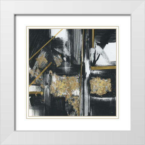 Ink to Paper White Modern Wood Framed Art Print with Double Matting by Jill, Susan