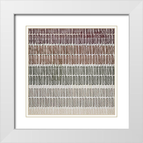 Chartres White Modern Wood Framed Art Print with Double Matting by Jill, Susan