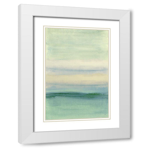 Campania I White Modern Wood Framed Art Print with Double Matting by Jill, Susan